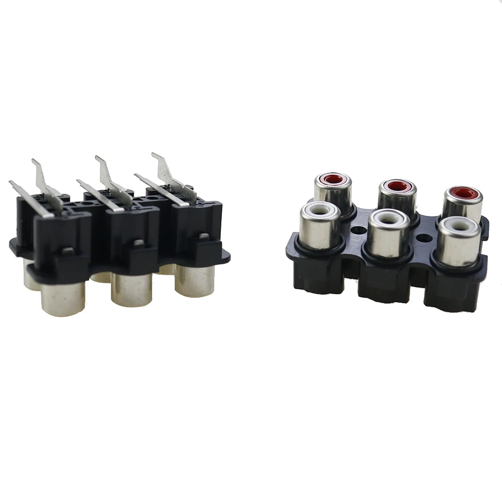 Conector RCA hembra AV audio y vídeo para montaje en placa PCB - imagen 4