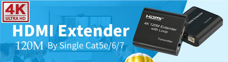 Extensor HDMI konsenda vista frontal
