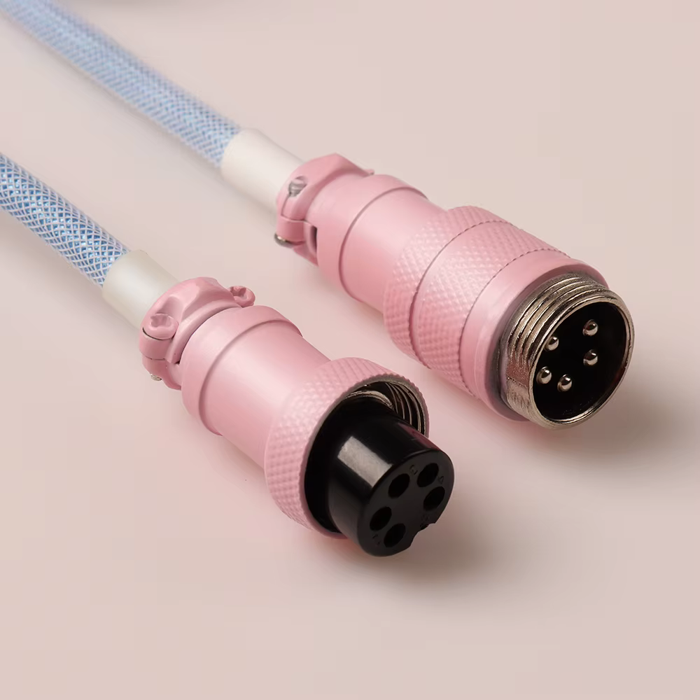 LANO Cable USB-C para teclado mecánico – Bobina de aviador - imagen 5
