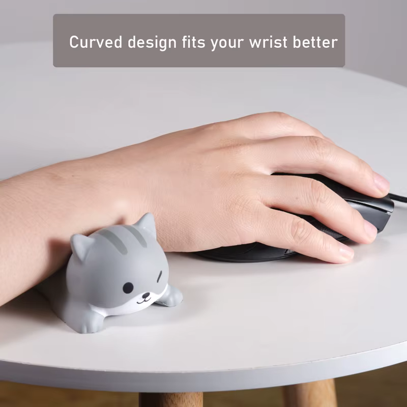Reposamuñecas Ergonómico para Ratón – Diseño Kawaii Suave - imagen 5