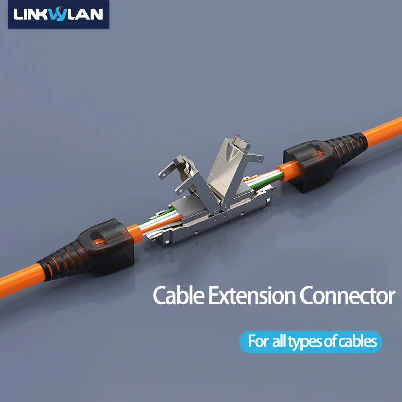Cable LAN RJ45 Cat5e/6A/7 - Extensor de red sin herramientas - imagen 2