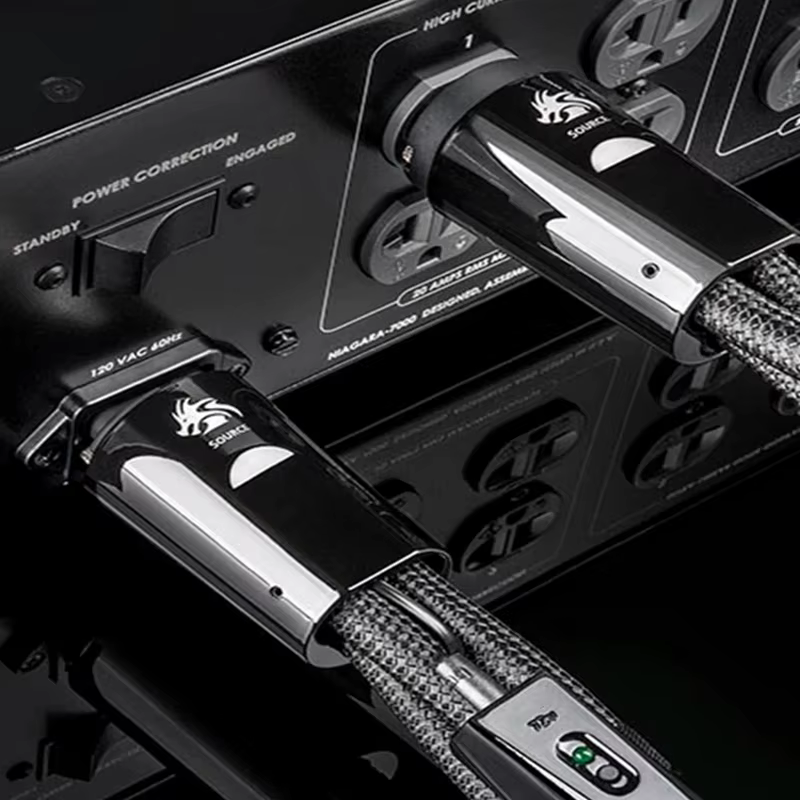Dragon Source Cable Alimentación C13 a C19 Plateado PSS HiFi Schuko