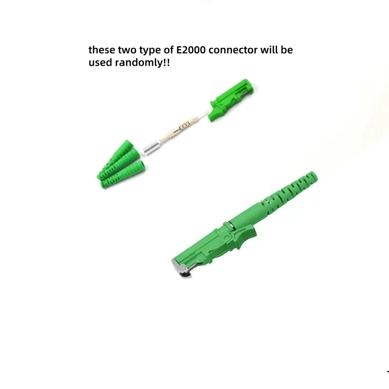 Cable Fibra Óptica E2000-LC Duplex APC OM1/OM2 Multimodo - imagen 2