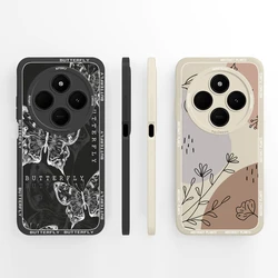 Xiaomi Redmi 14C Funda Silicona Líquida Dinosaurio Tierno Antigolpes