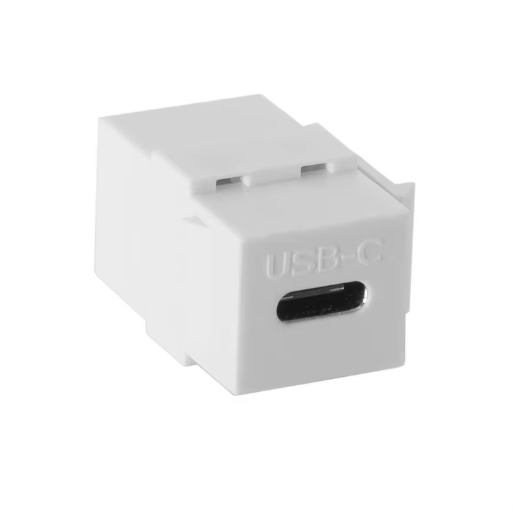 Vista frontal del conector