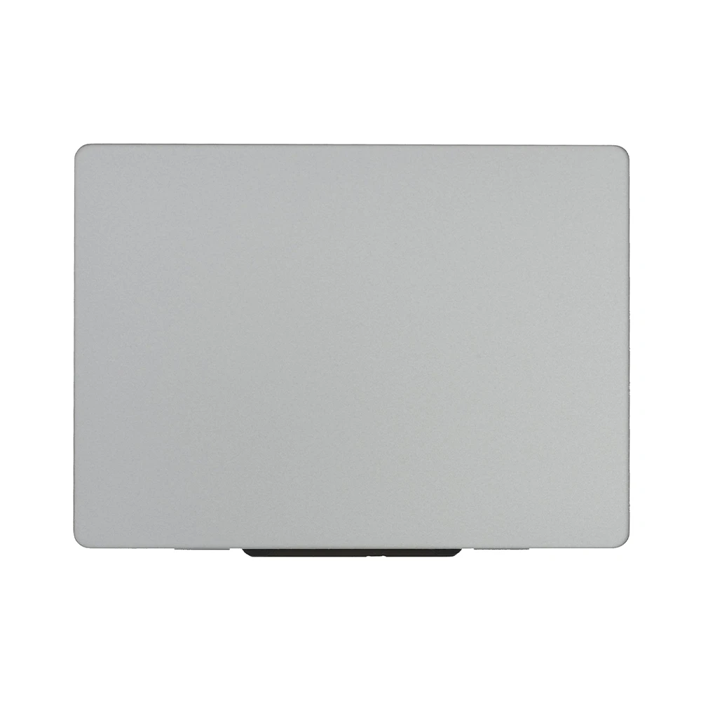 Detrás del trackpad mostrando ligera decoloración