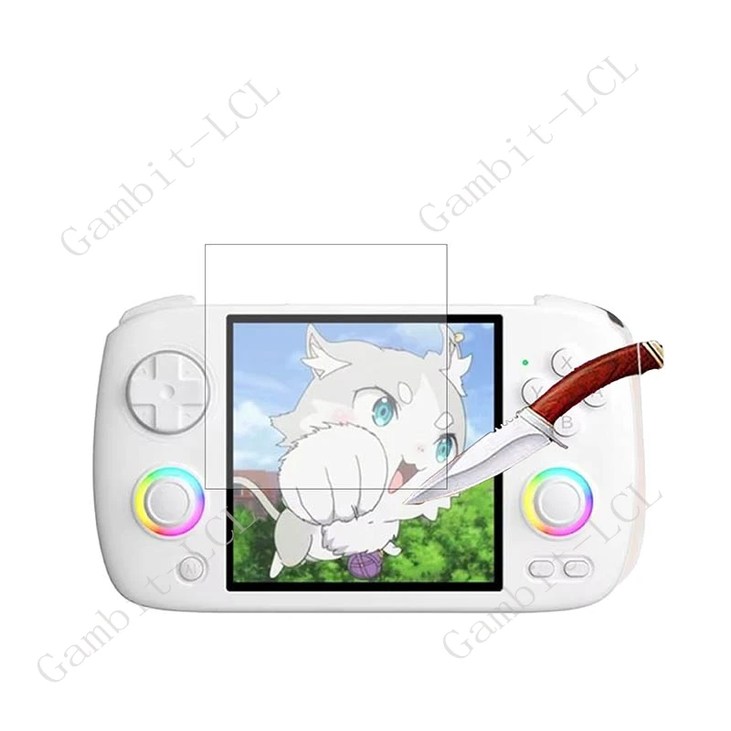 Aplicación del protector de pantalla sobre la consola