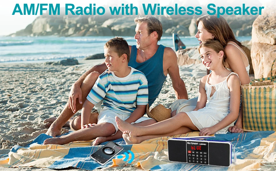 Altavoz Lefon con pantalla LED y controles