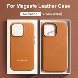 Funda Cuero iPhone 15 Pro Max MagSafe Oficial Animada
