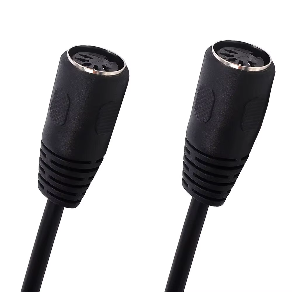 Cable MIDI DIN 5PIN macho a macho con ángulo de 90 grados
