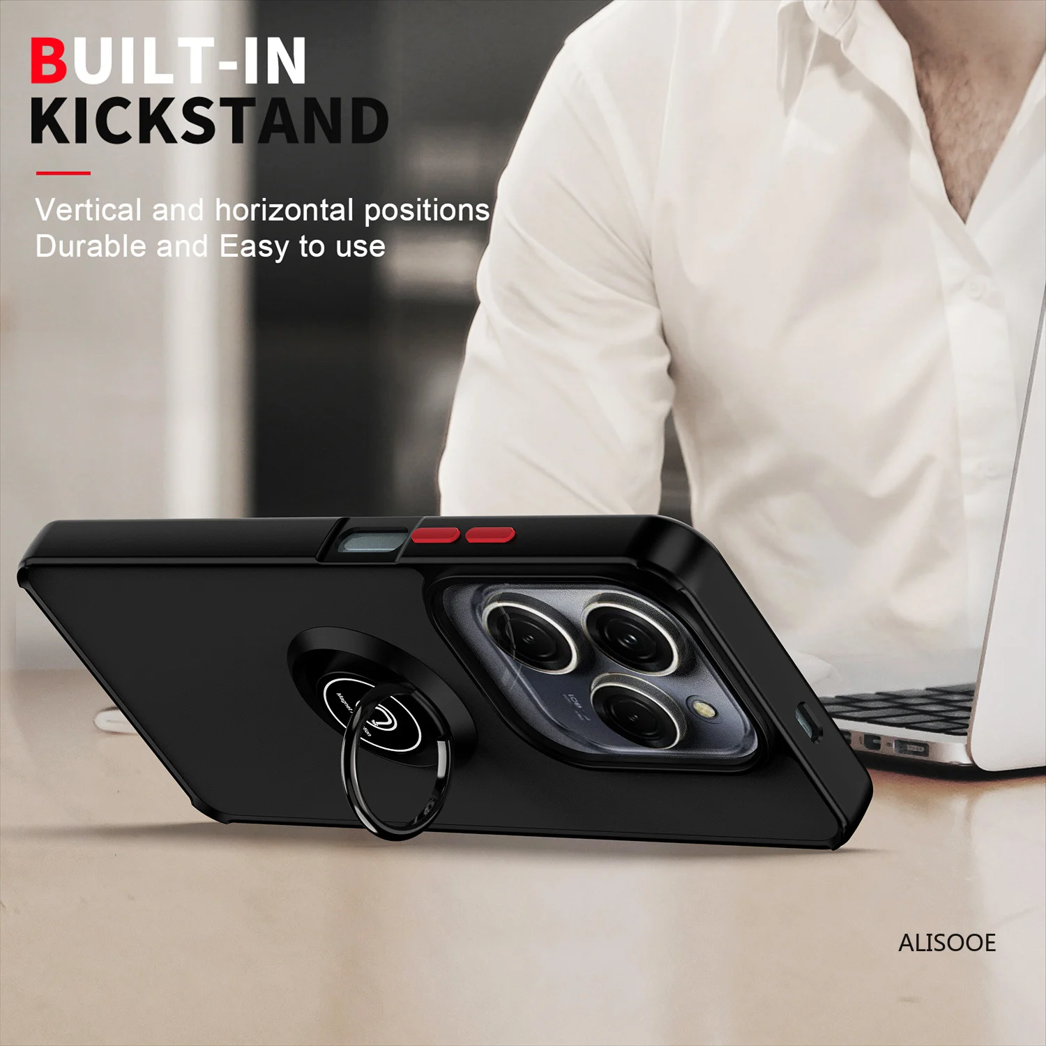 Funda Antigolpes Tecno Spark 20 Pro con Soporte Magnético - imagen 3