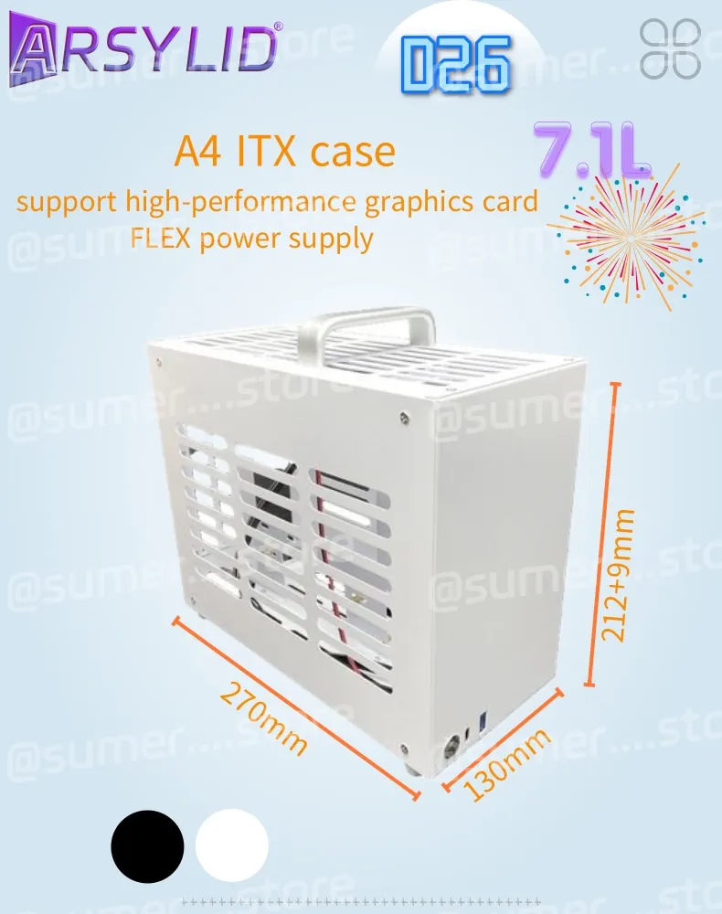 Chasis compacto para montaje ITX
