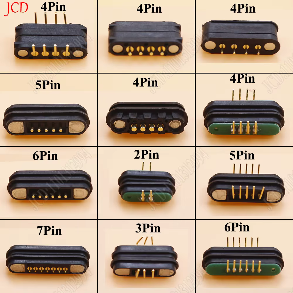 Conector Pogo Pin Hembra Magnético con Resorte CC - imagen 5