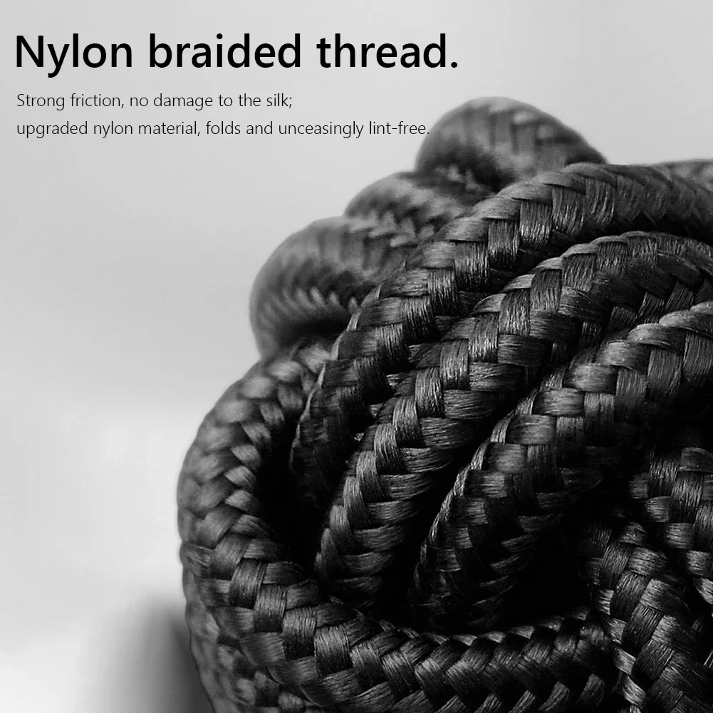 Cable negro con acabado ABS + tejido