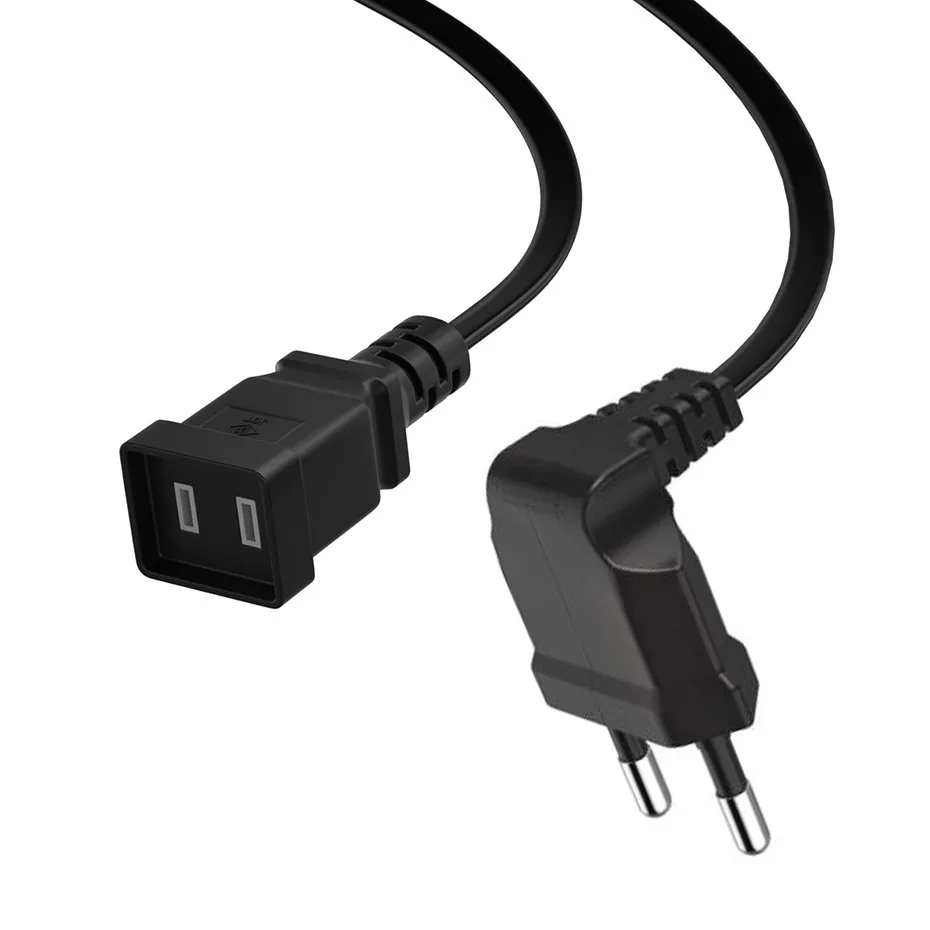 Adaptador Enchufe Americano Europeo con Cable de Viaje