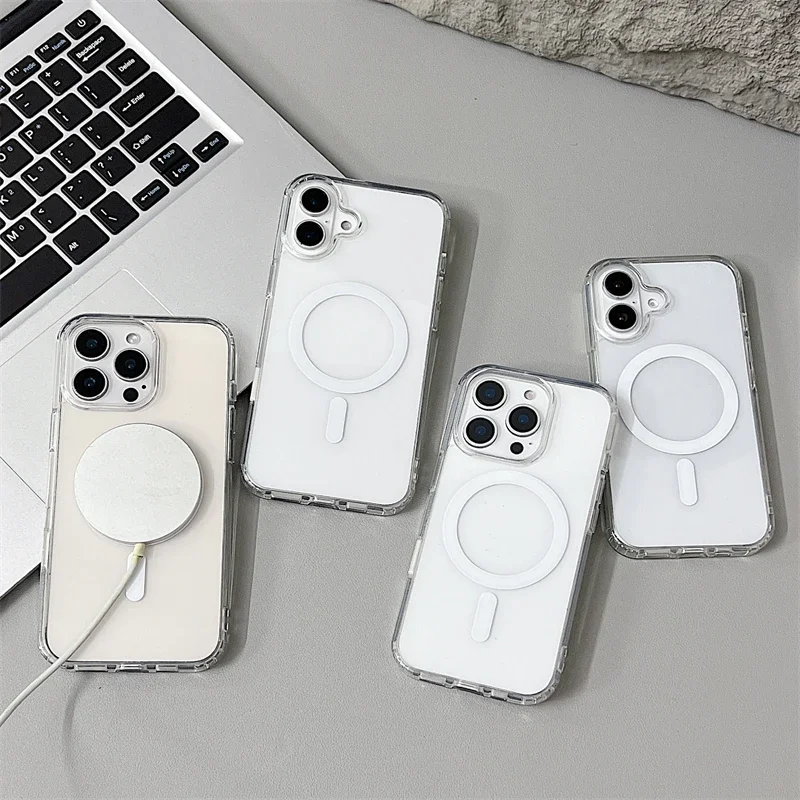 Funda MagSafe transparente para iPhone 16 con Control de Cámara - imagen 2