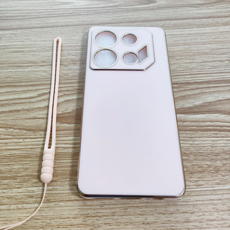 Funda Infinix GT 10 Pro – Carcasa Trasera Suave Cuadrada Lujo - imagen 2