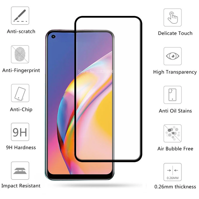 OPPO Reno 5 Lite Protector Pantalla Cristal Templado HD Transparente - imagen 2