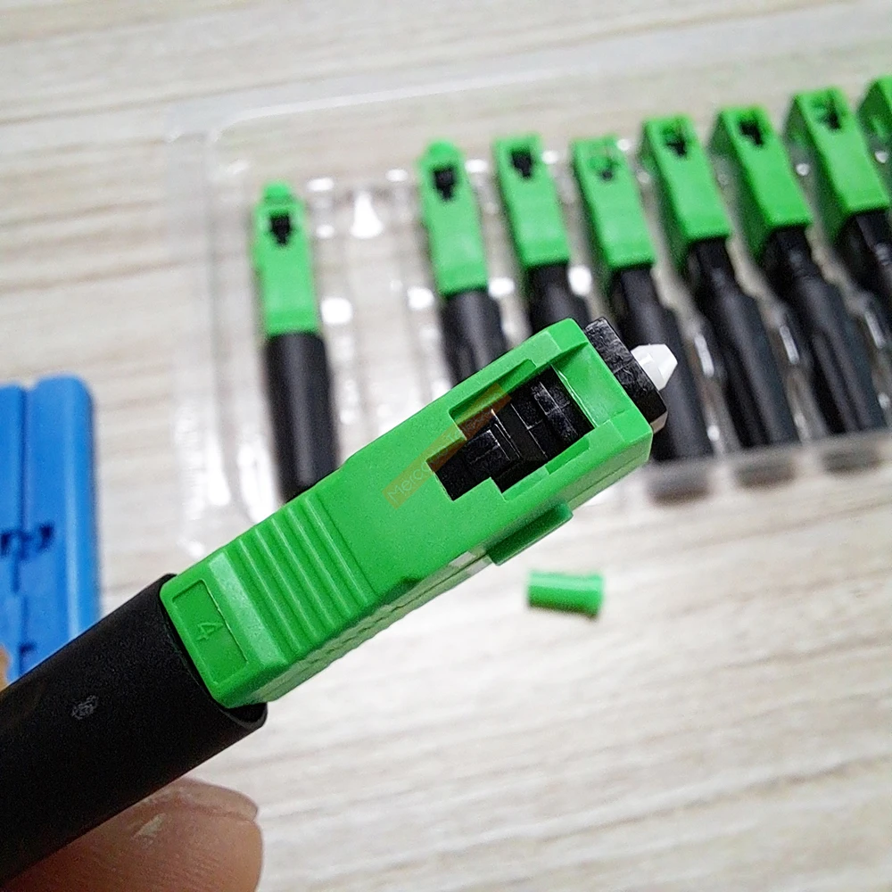 Pack de conectores FTTH SC APC
