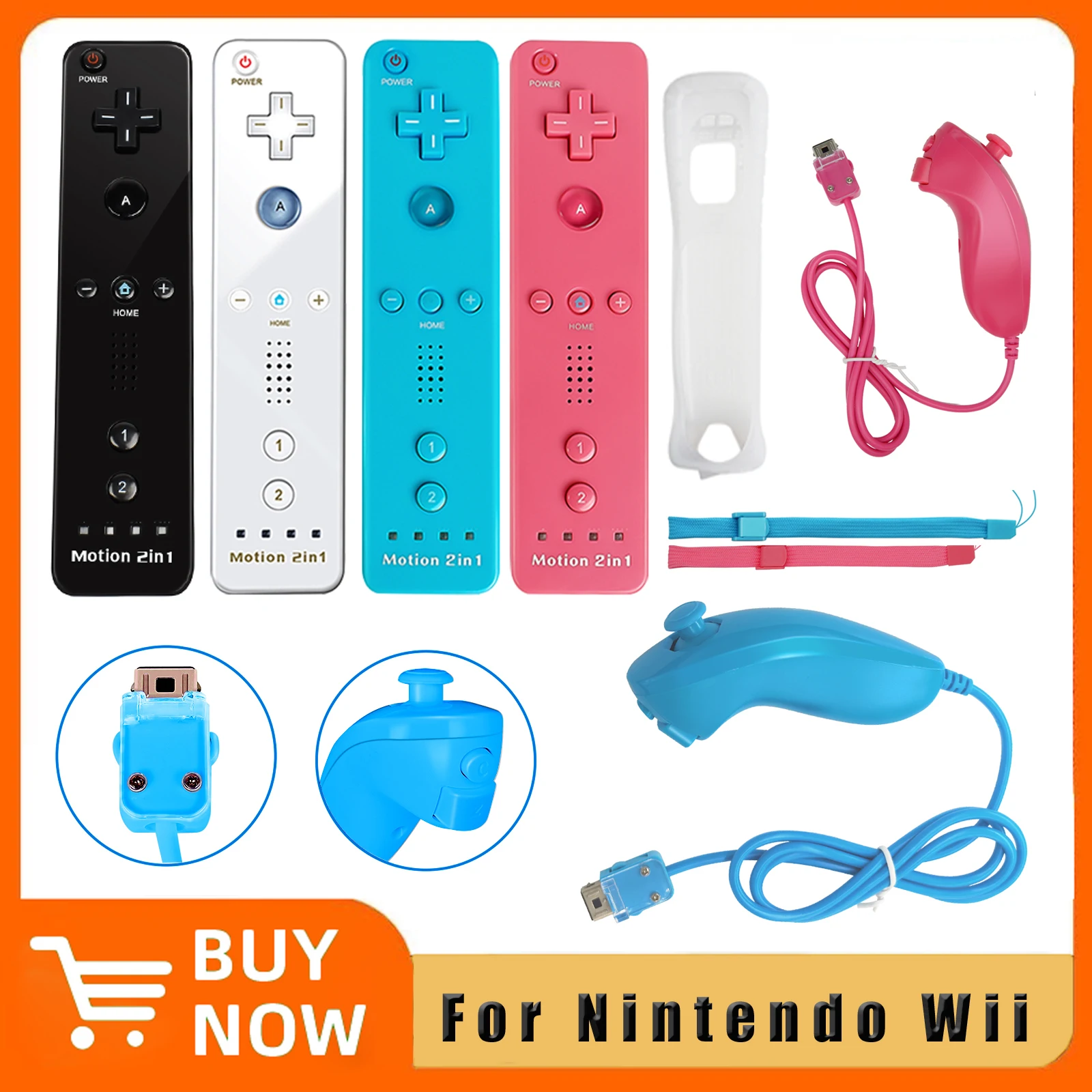 Mando inalámbrico para Nintendo Wii con MotionPlus integrado - imagen 5