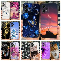 Funda TPU Motorola Moto G23 – Diseño Gato Mariposa Suave Fina