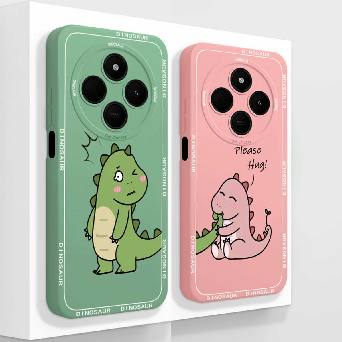 Xiaomi Redmi 14C Funda Silicona Líquida Dinosaurio Tierno Antigolpes - imagen 5