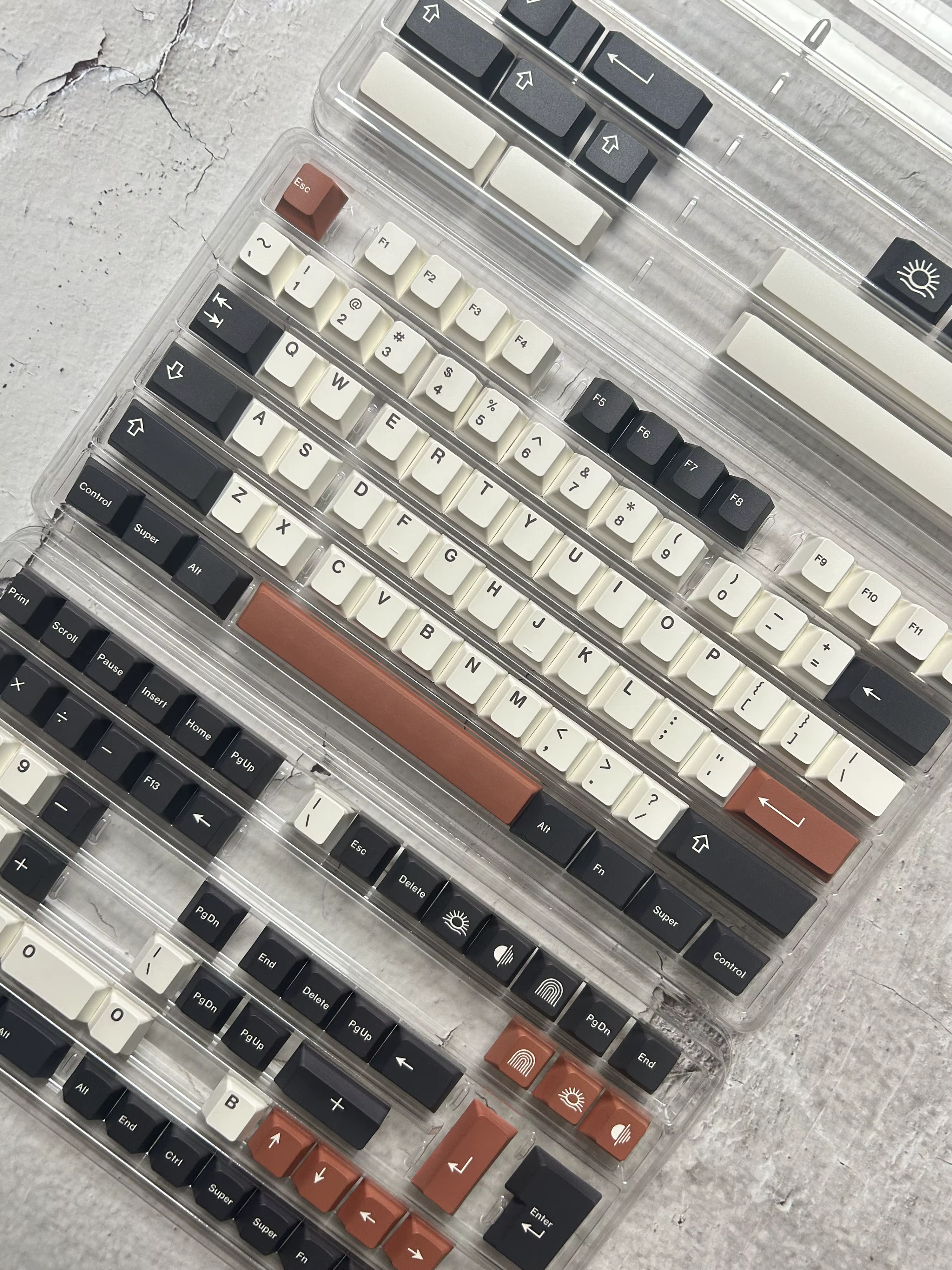 Teclas PBT GMK BOHO en distribución completa