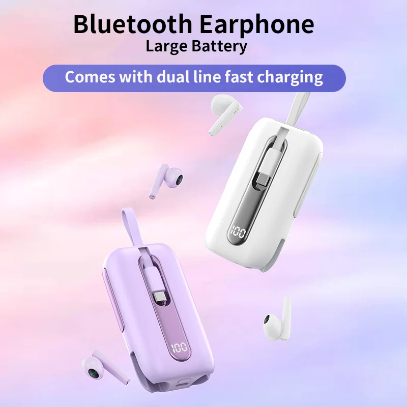 Auriculares Bluetooth Inalámbricos HiFi Larga Duración con Micrófono - imagen 2