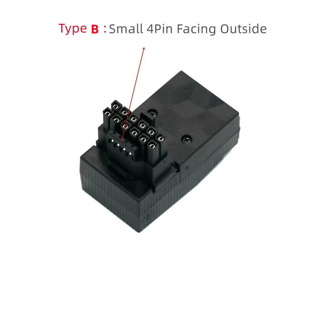 Detalles del conector 12+4 pines