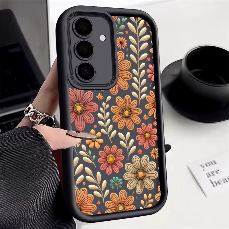 Funda Samsung Galaxy S24 Ultra - Silicona Flexible Diseño Floral Premium - imagen 4