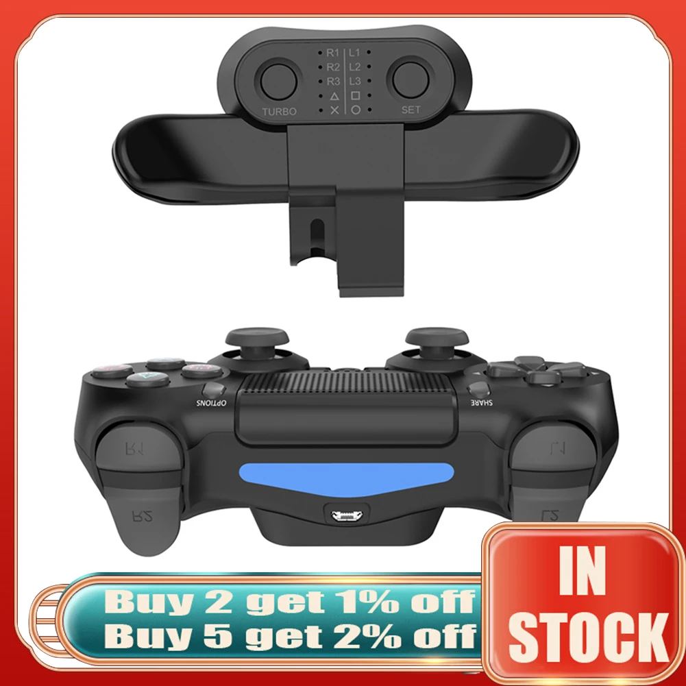 Adaptador de botones traseros PS4 DualShock 4 con Turbo - imagen 3