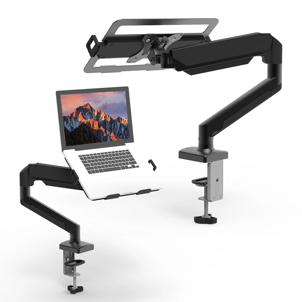 Soporte para portátil de escritorio con brazo de gas ajustable - imagen 2