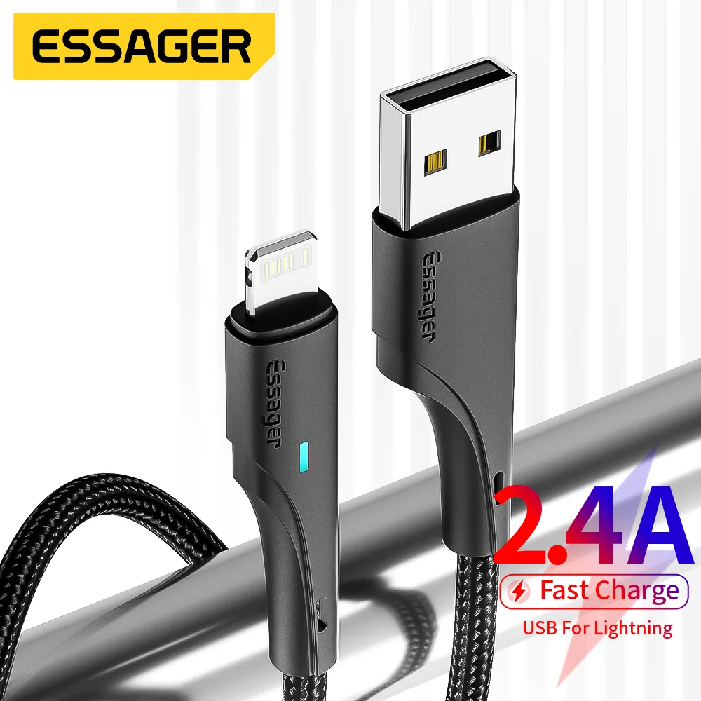 Cable USB-C a Lightning Essager carga rápida iPhone iPad - imagen 4