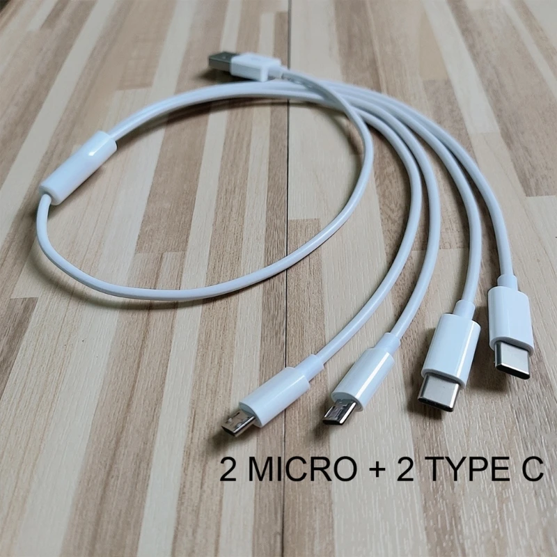 Cable USB 4 en 1 vista frontal