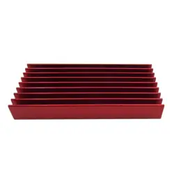 Disipador Térmico Aluminio 60x30x8mm para IC Chip y Memoria