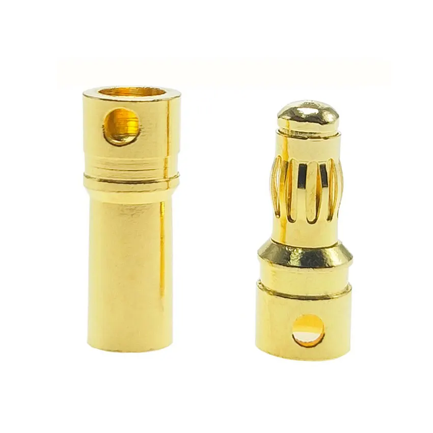 Conector Banana Chapado Oro 3-6 mm Macho/Hembra Alta Calidad - imagen 3