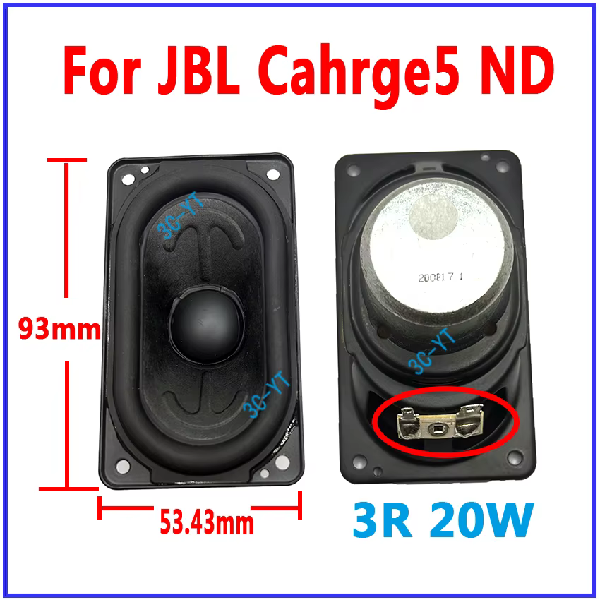 Altavoz Rango Medio Tweeter 3 Ohm 20-30W Compatible Charge5 ND - imagen 2