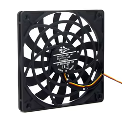 SXDOOL Ventilador Silencioso 12012 12V 39CFM 1400RPM 18dBA compacto