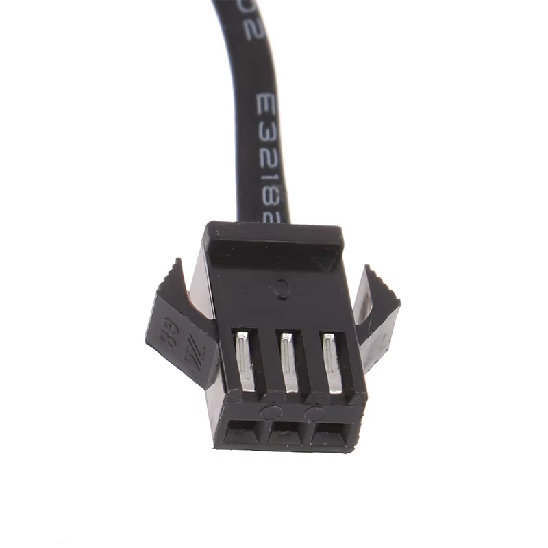 Conectores macho y hembra del cable RGB