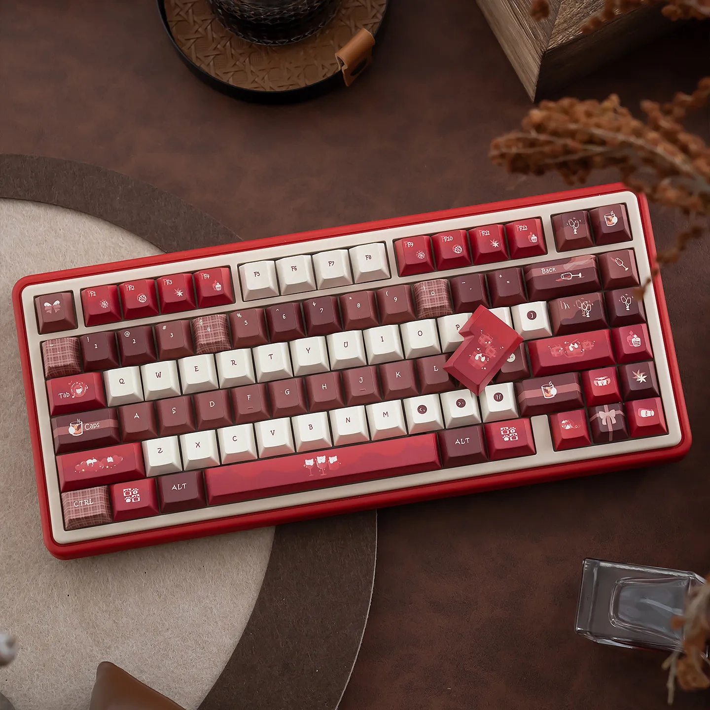 Teclas PBT Gato y Cereza para Teclado Mecánico 60% a 100% - imagen 5