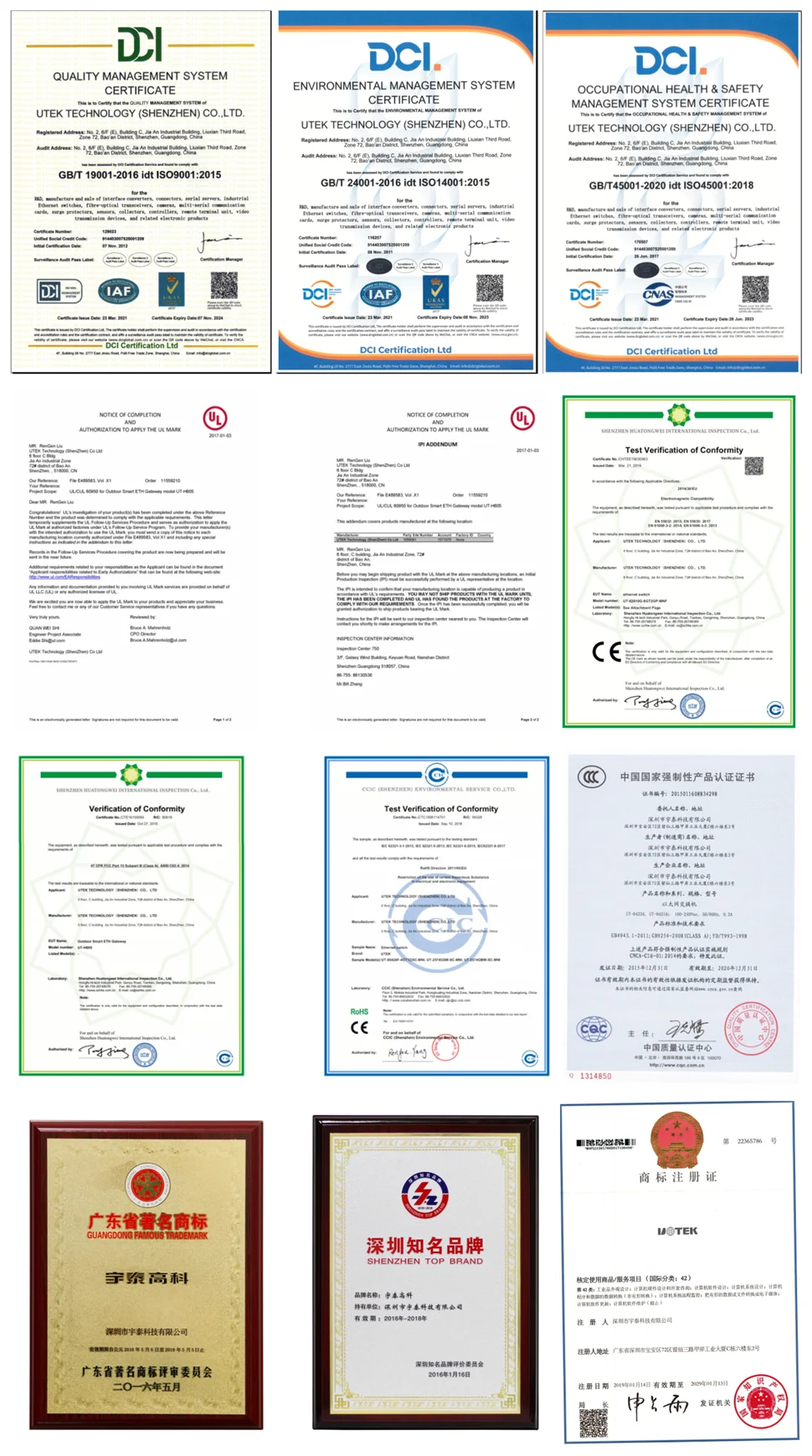 Certificación UOTEK