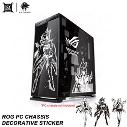 Pegatina ROG para chasis de ordenador – Decoración anime