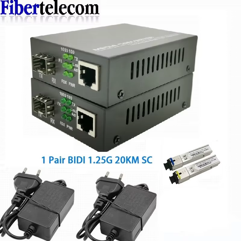 Convertidor SFP a RJ45 Gigabit Ethernet para Switches