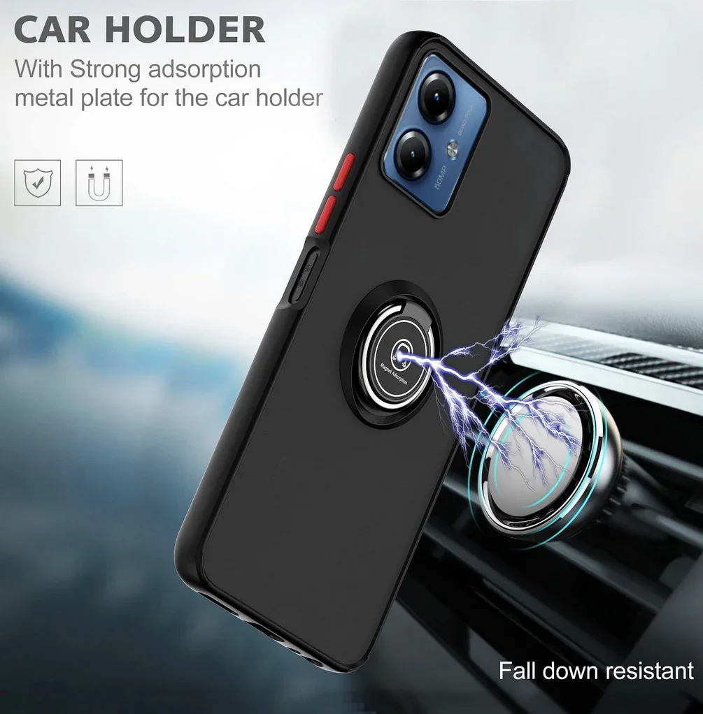 Funda Motorola Moto G Mate con Anillo Magnético - imagen 3