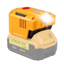 Inversor Dewalt 18-20V a AC 110V con USB para camping y herramientas