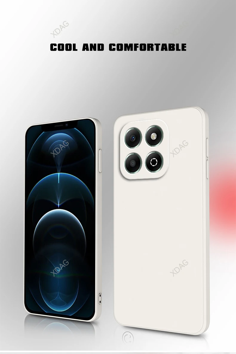 Vista de la funda y recortes de la cámara