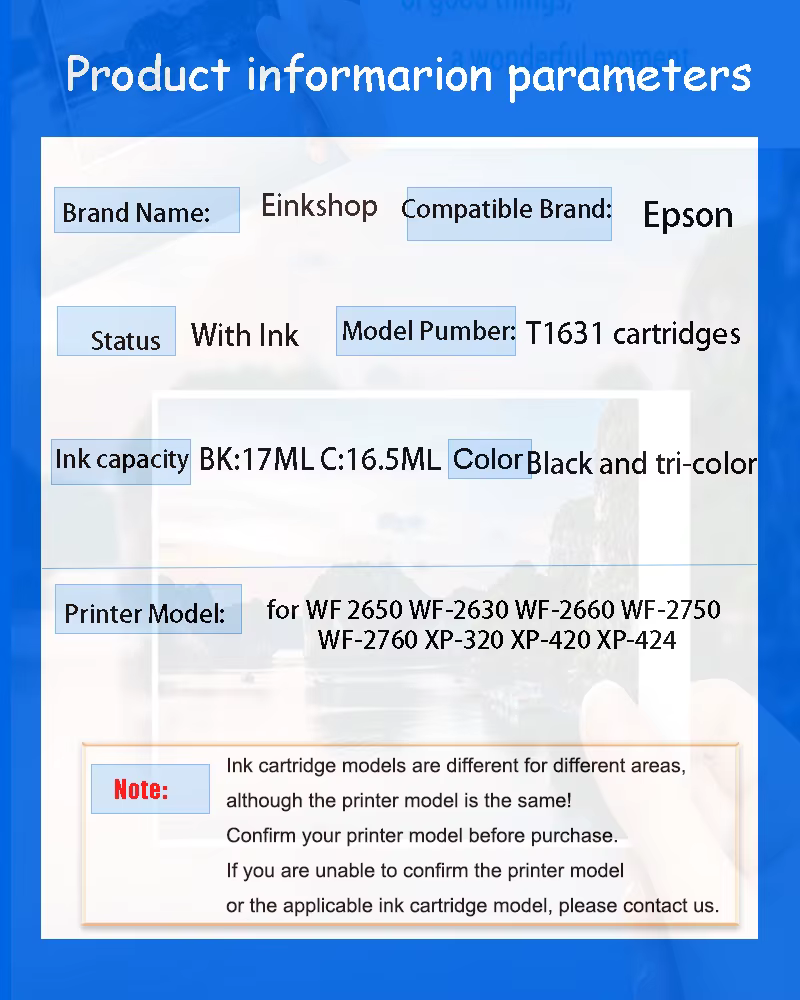 Epson WorkForce Cartucho de Tinta Compatible para Impresoras - imagen 5