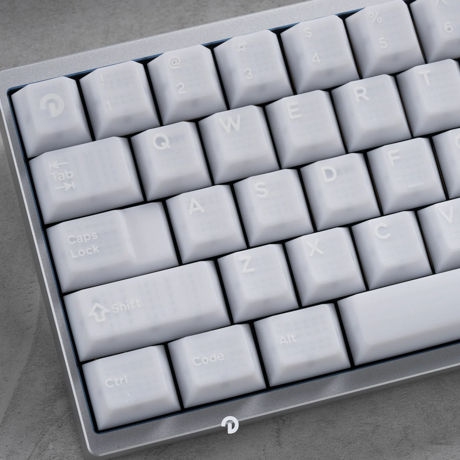 Domikey Pearl Keycaps Cherry Profile – Doble Disparo Retroiluminado - imagen 4