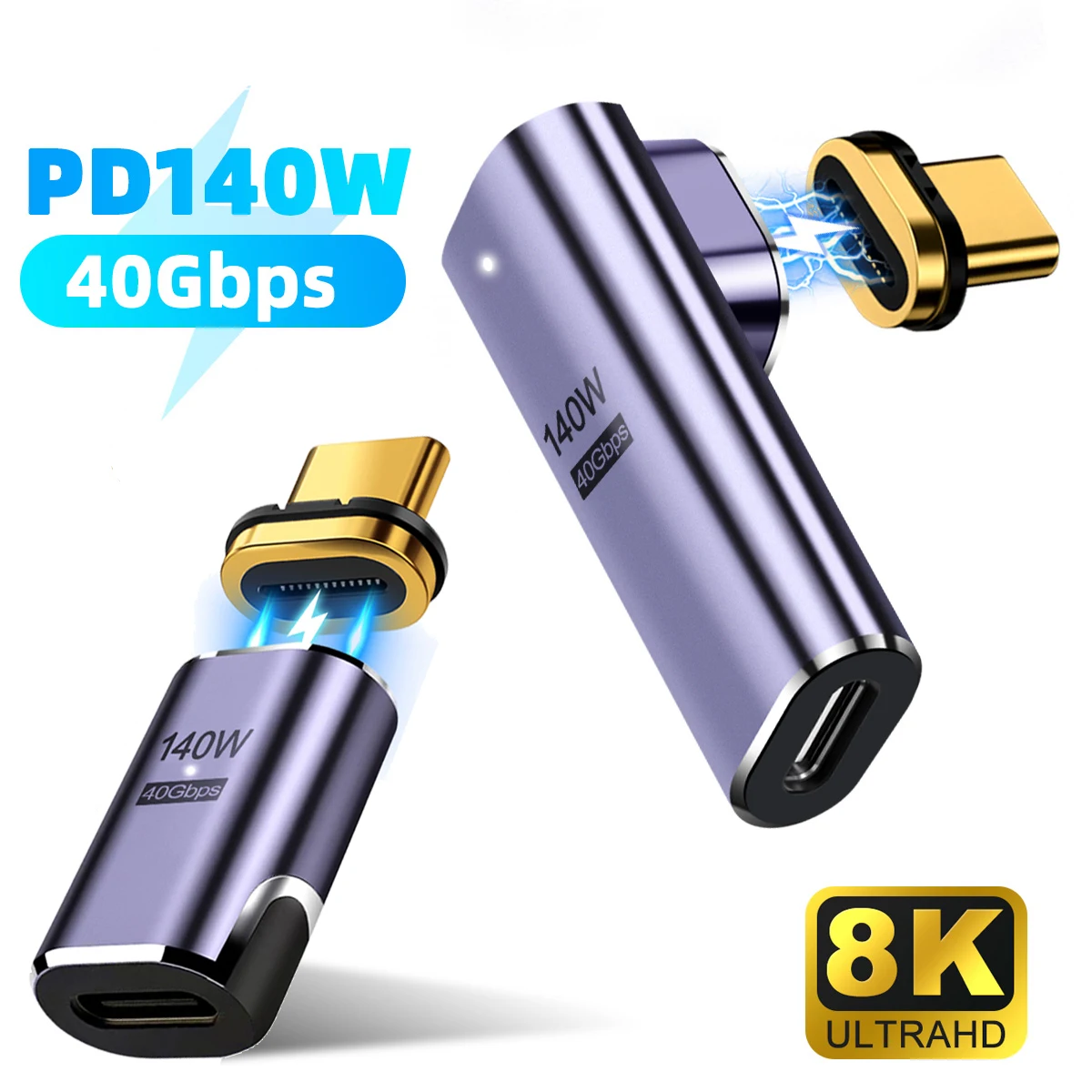 Cable magnético USB-C 140W USB4.0