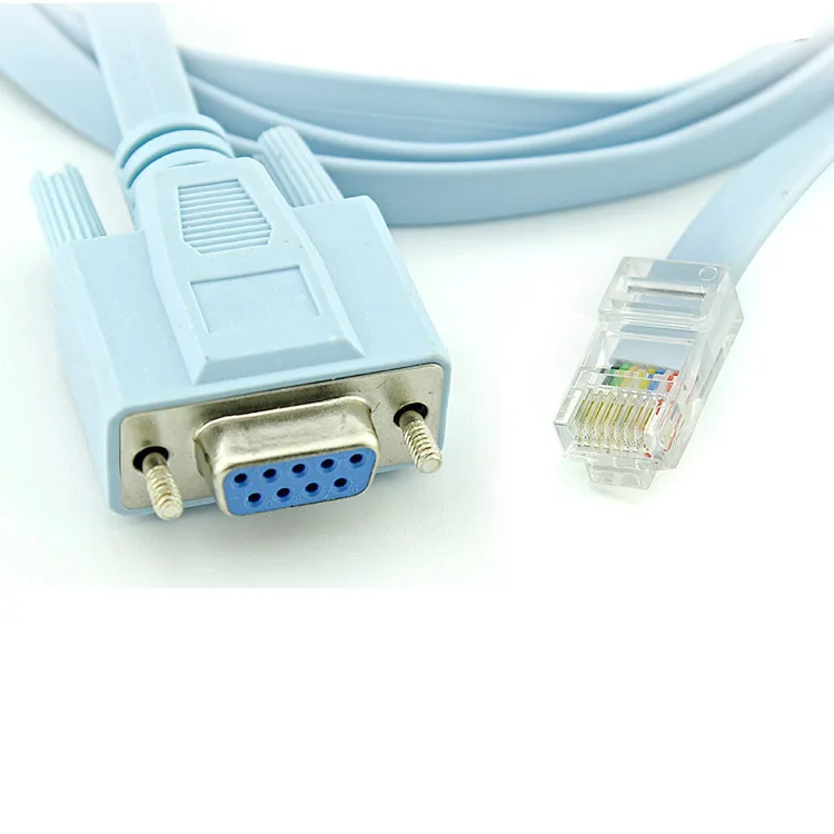 Cable consola USB RJ45 a RS-232 DB9 para routers rollover azul - imagen 5